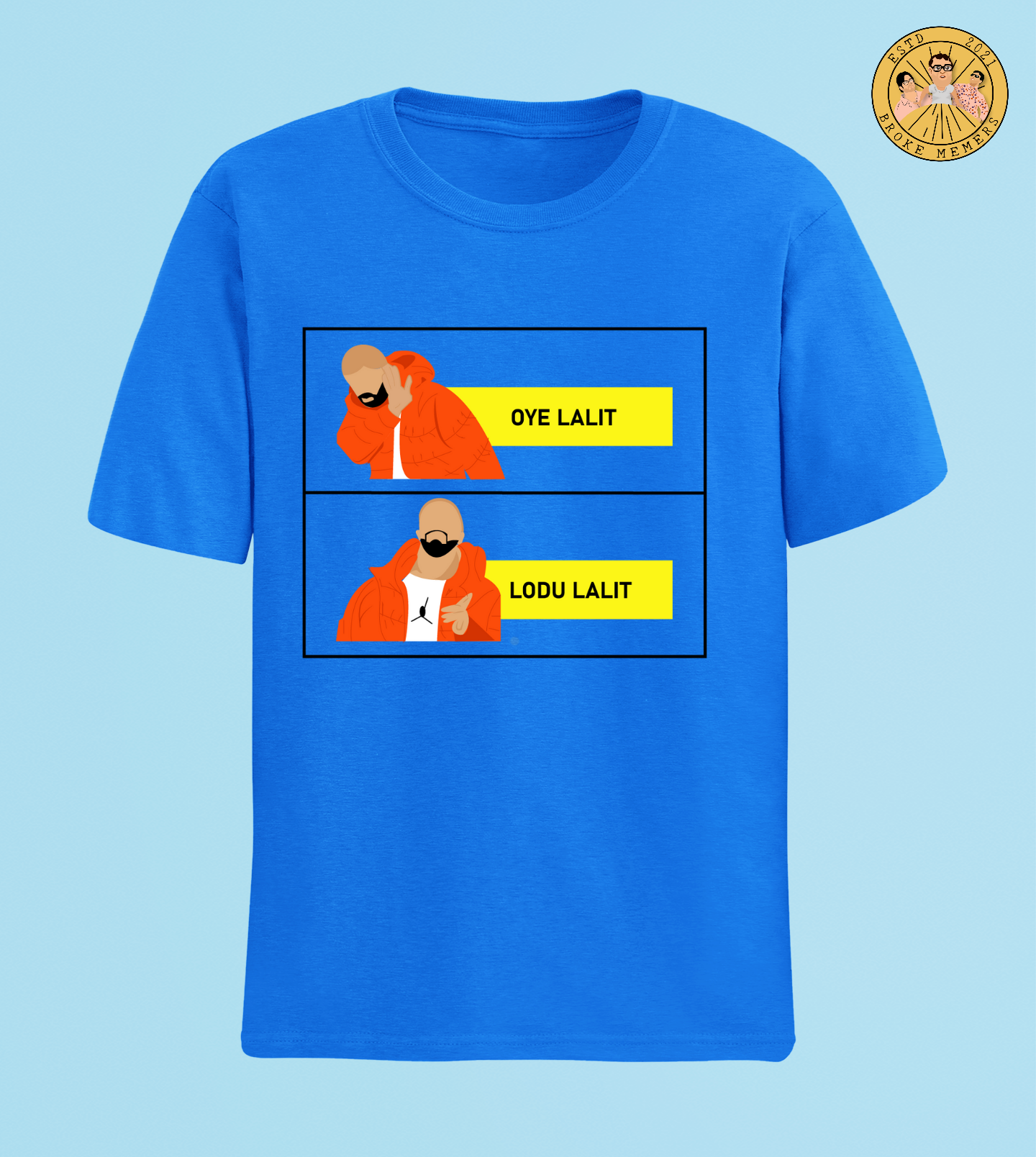 Lodu Lalit | Half Sleeve Unisex T-Shirt