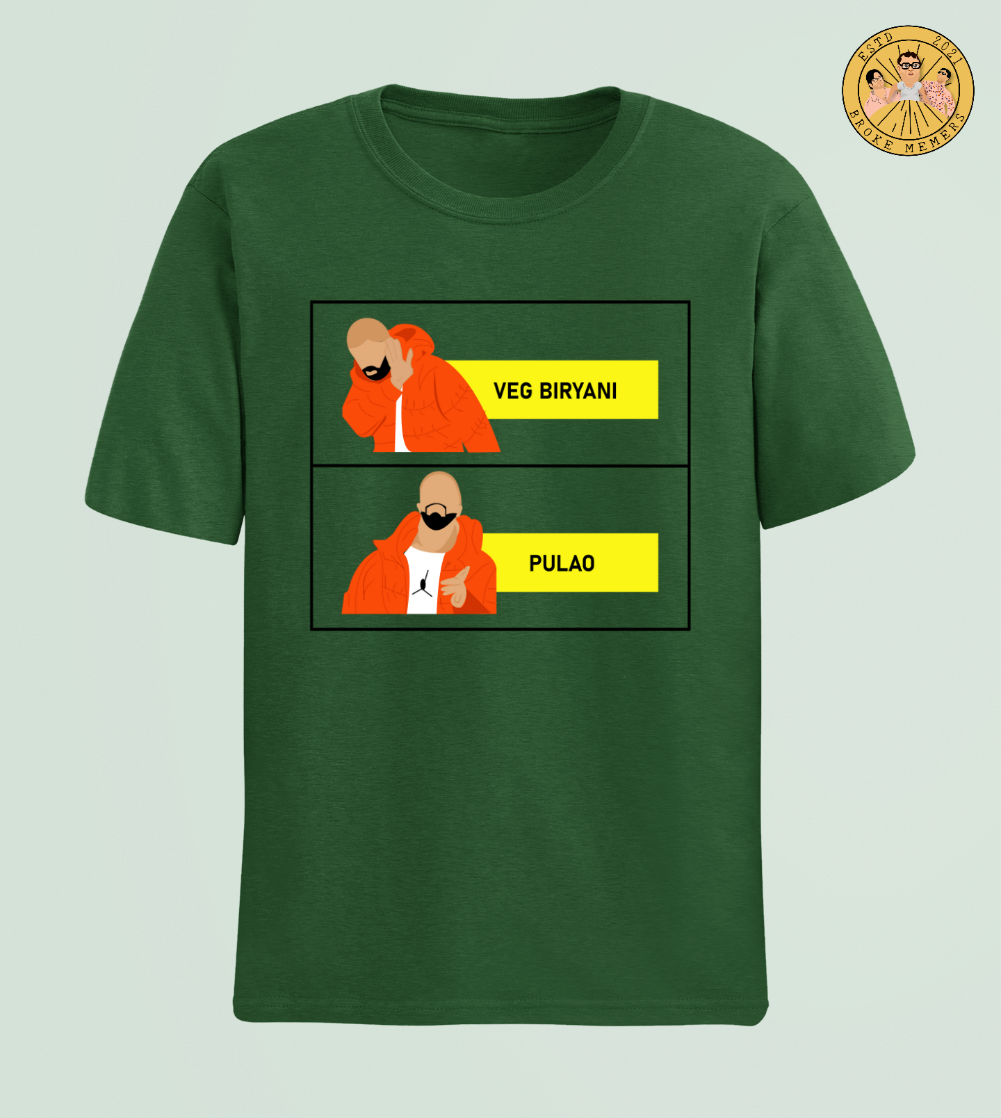 Veg Biryani | Half Sleeve Unisex T-Shirt