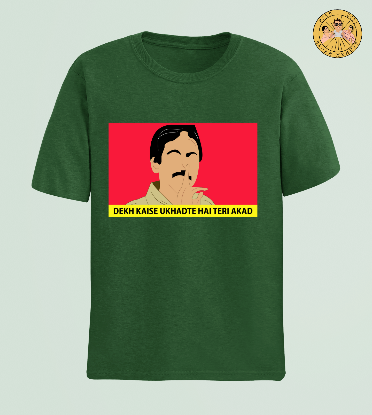 Dekh kaise ukhadte hai teri akad (Nawazuddin) | Half Sleeve Unisex T-Shirt