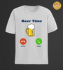 Beer Time | Premium Half Sleeve Unisex T-Shirt