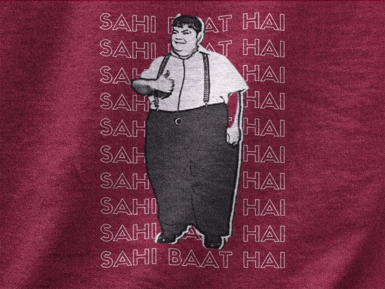 Sahi baat hai TMKOC | Half Sleeve Unisex T-Shirt