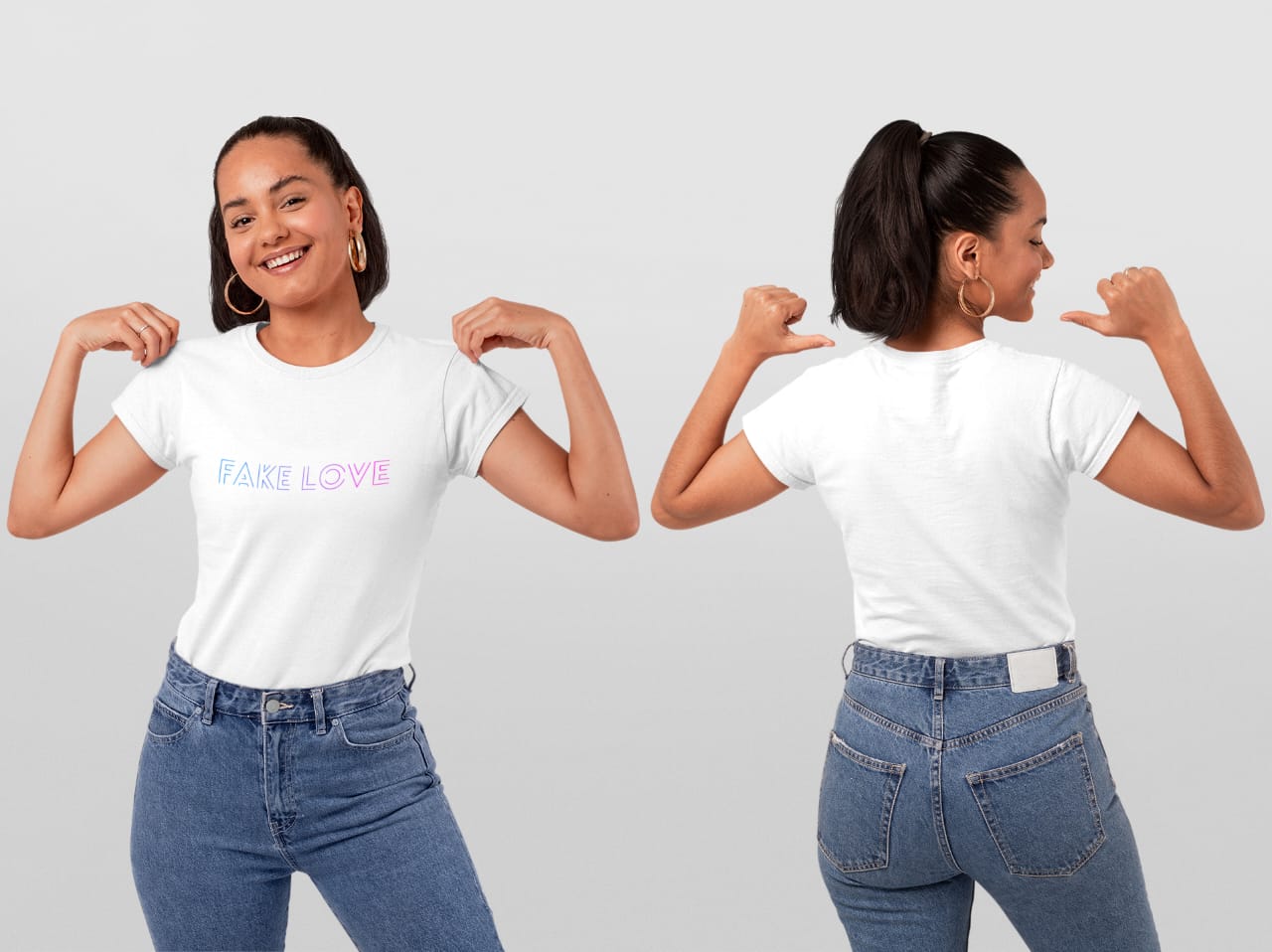 Fake love | Premium  Half Sleeve Unisex T-Shirt