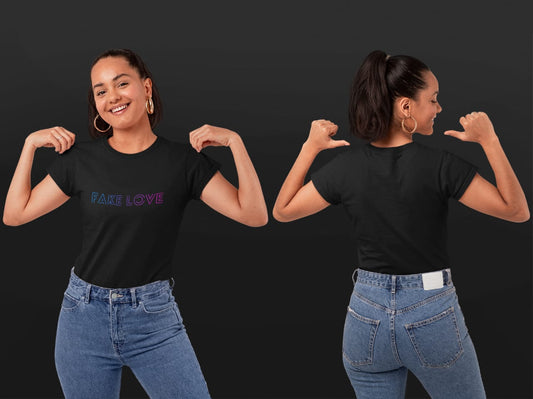 Fake love | Premium  Half Sleeve Unisex T-Shirt