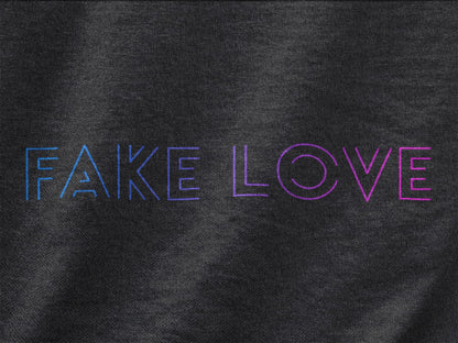Fake love | Premium  Half Sleeve Unisex T-Shirt
