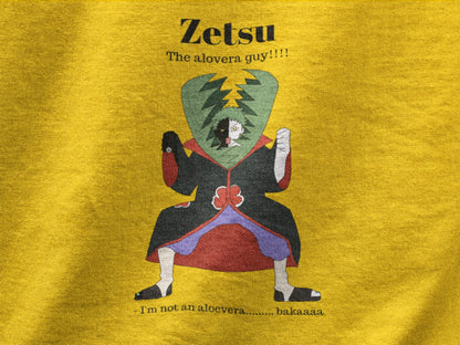 Zetsu- The Aleovera guy | Half Sleeve Unisex T-Shirt
