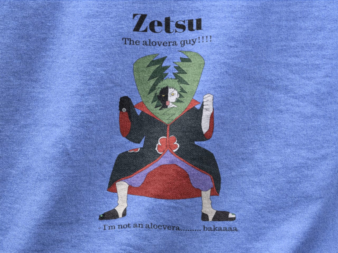 Zetsu- The Aleovera guy | Half Sleeve Unisex T-Shirt