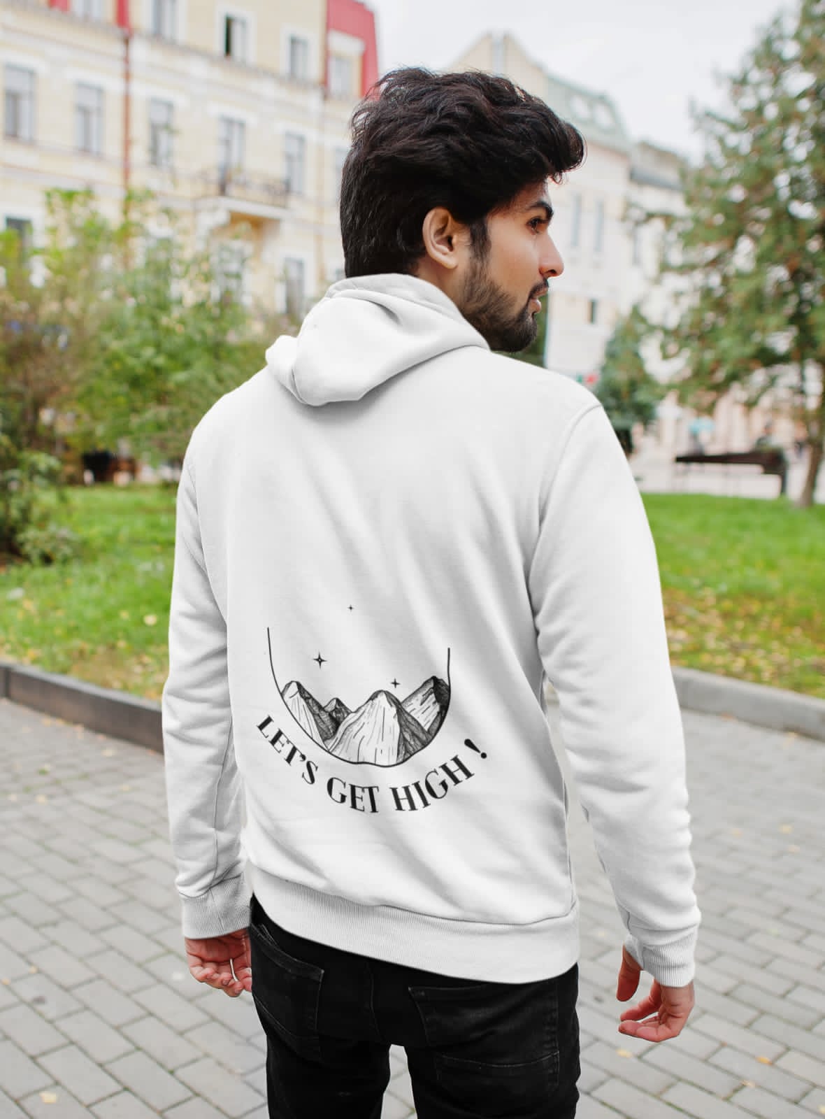 Let's get high | Premium Unisex Winter Hoodie