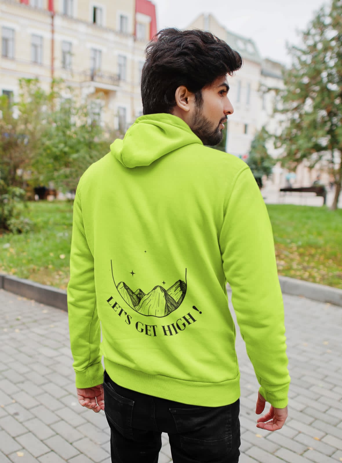 Let's get high | Premium Unisex Winter Hoodie