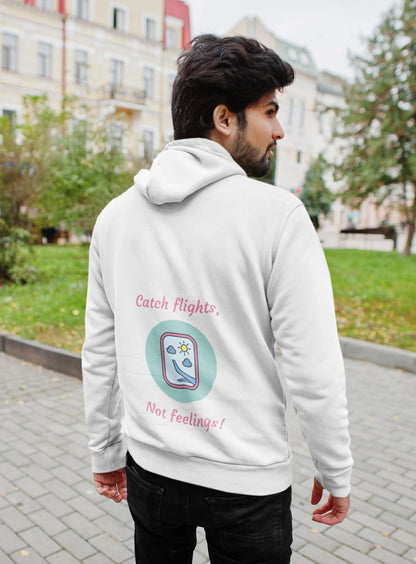 Catch Flight, not feeling | Premium Unisex Winter Hoodie