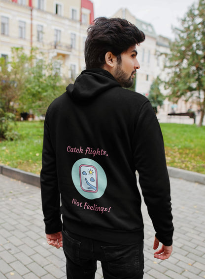 Catch Flight, not feeling | Premium Unisex Winter Hoodie