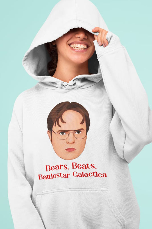 Bears. Beats. Battlestar Galactica | Premium Unisex Winter Hoodie
