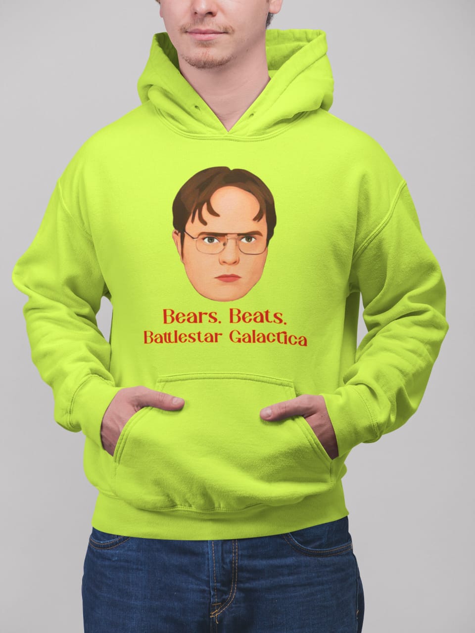 Bears. Beats. Battlestar Galactica | Premium Unisex Winter Hoodie