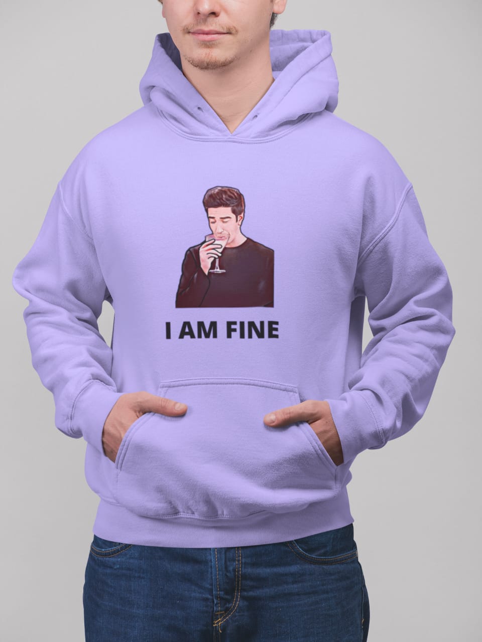 I am fine | Premium Unisex Winter Hoodie