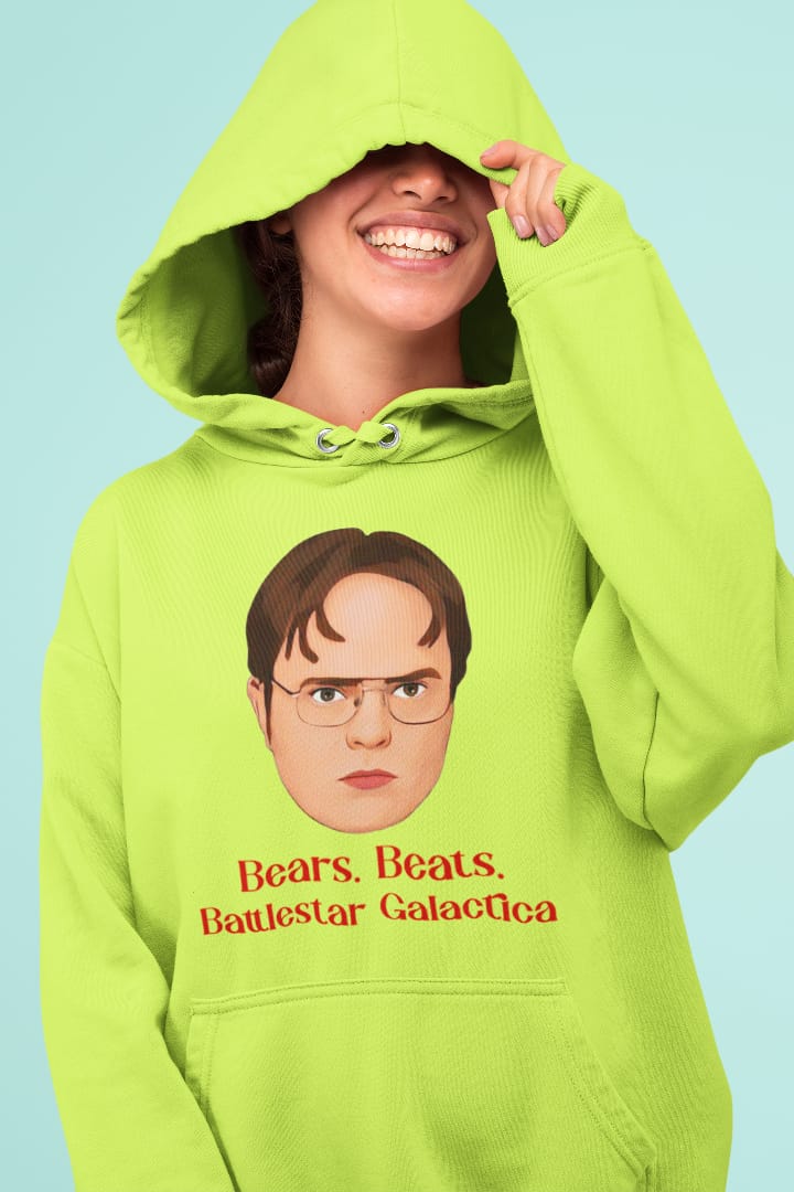 Bears. Beats. Battlestar Galactica | Premium Unisex Winter Hoodie