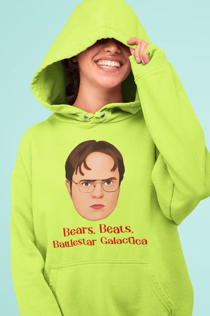 Bears. Beats. Battlestar Galactica | Premium Unisex Winter Hoodie