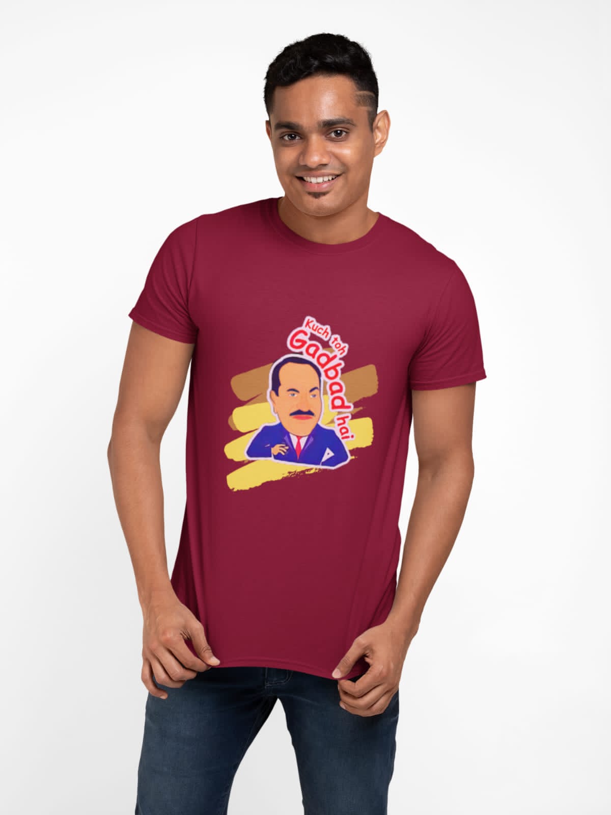 Kuch toh gadbad hai | Premium Half Sleeve Unisex T-Shirt