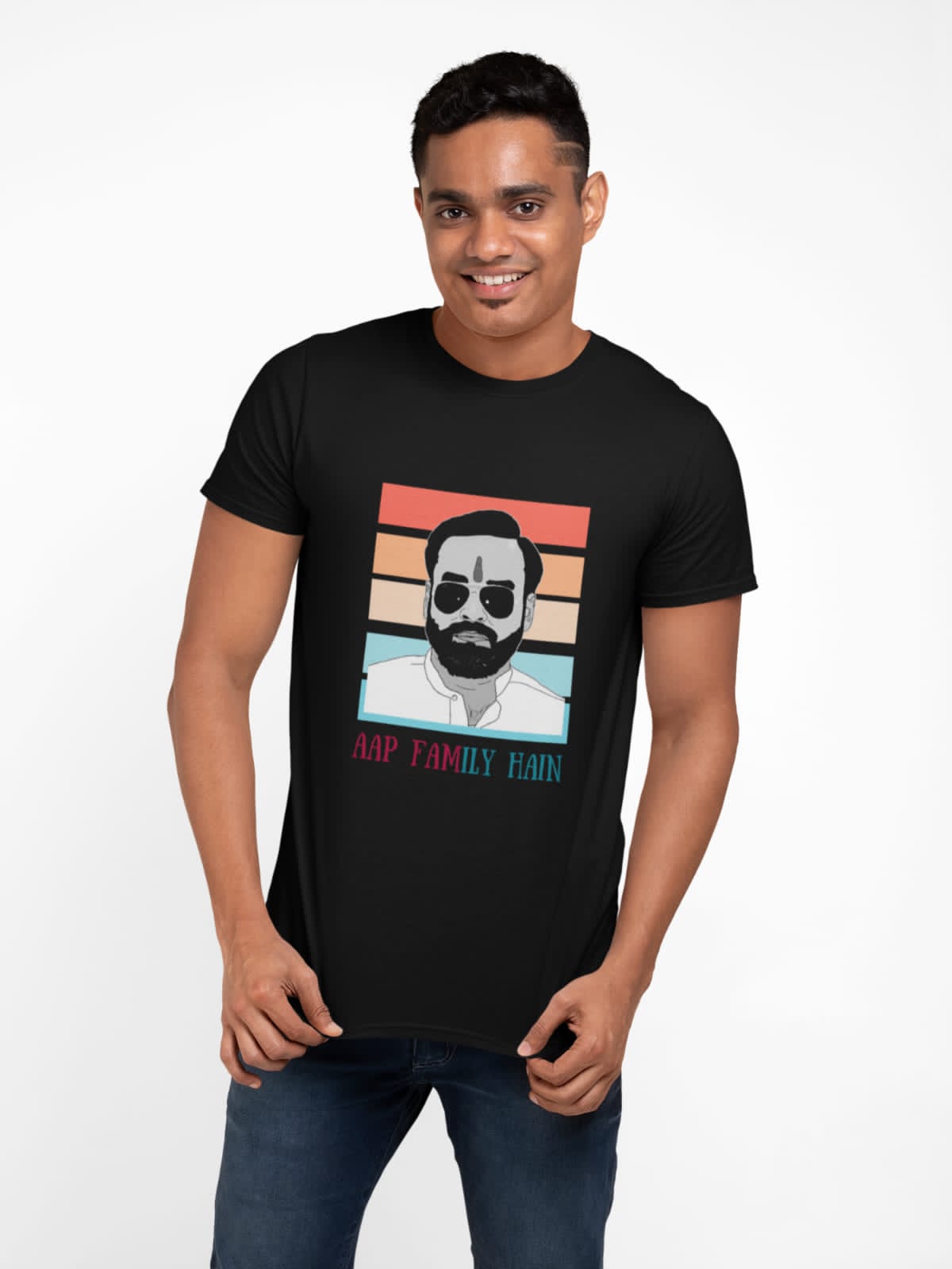 Aap family hain | Premium Half Sleeve Unisex T-Shirt