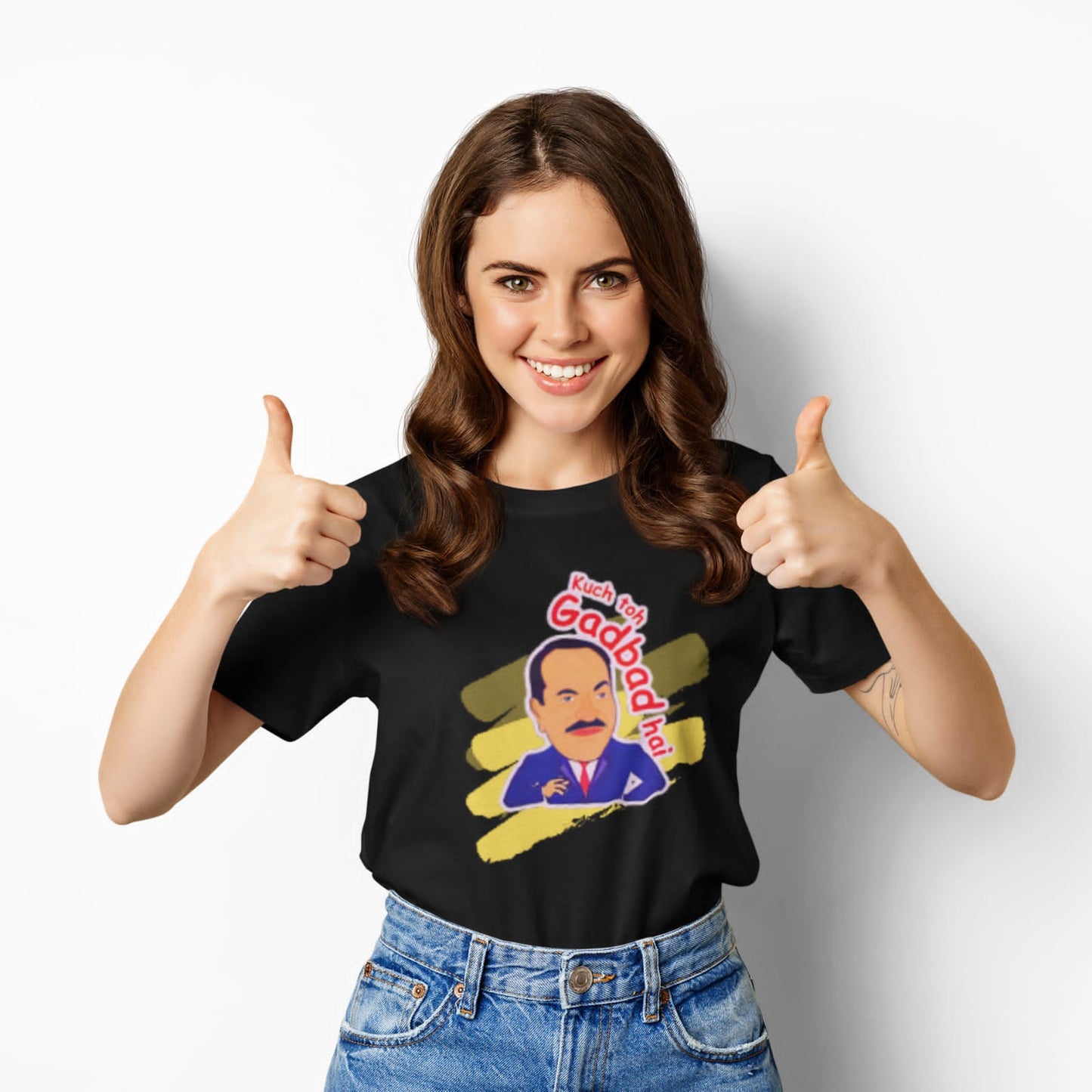 Kuch toh gadbad hai | Premium Half Sleeve Unisex T-Shirt