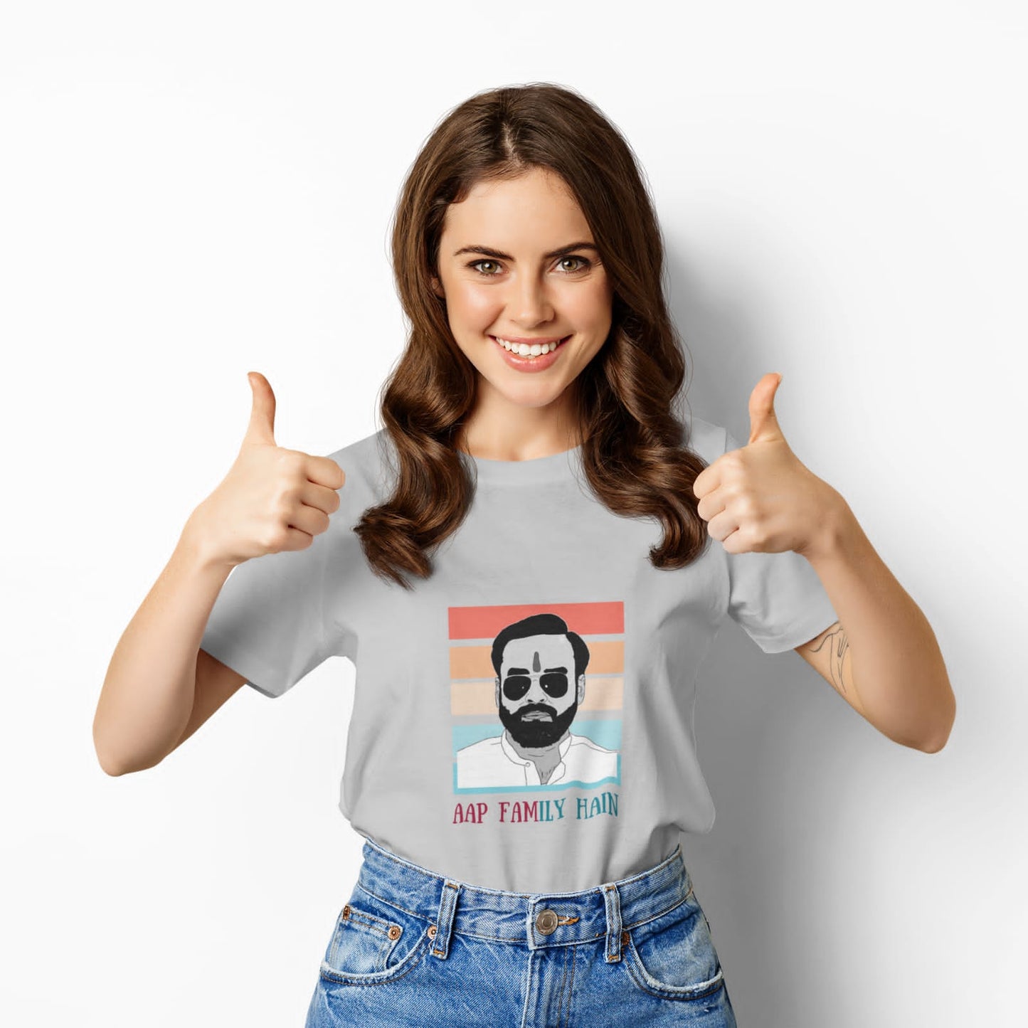 Aap family hain | Premium Half Sleeve Unisex T-Shirt