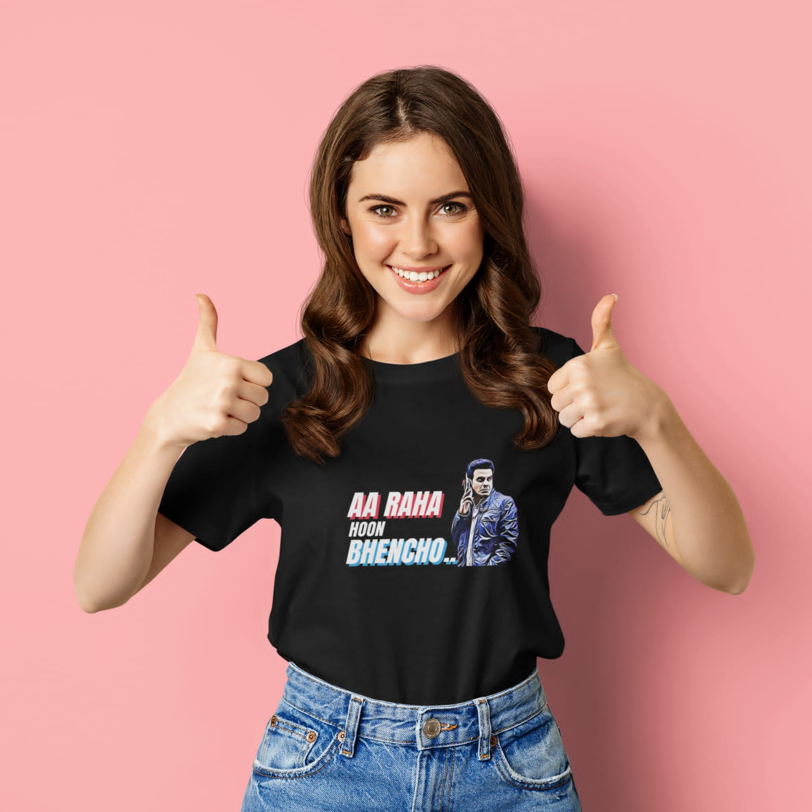 Aa raha hoon behen**** | Premium Half Sleeve Unisex T-Shirt