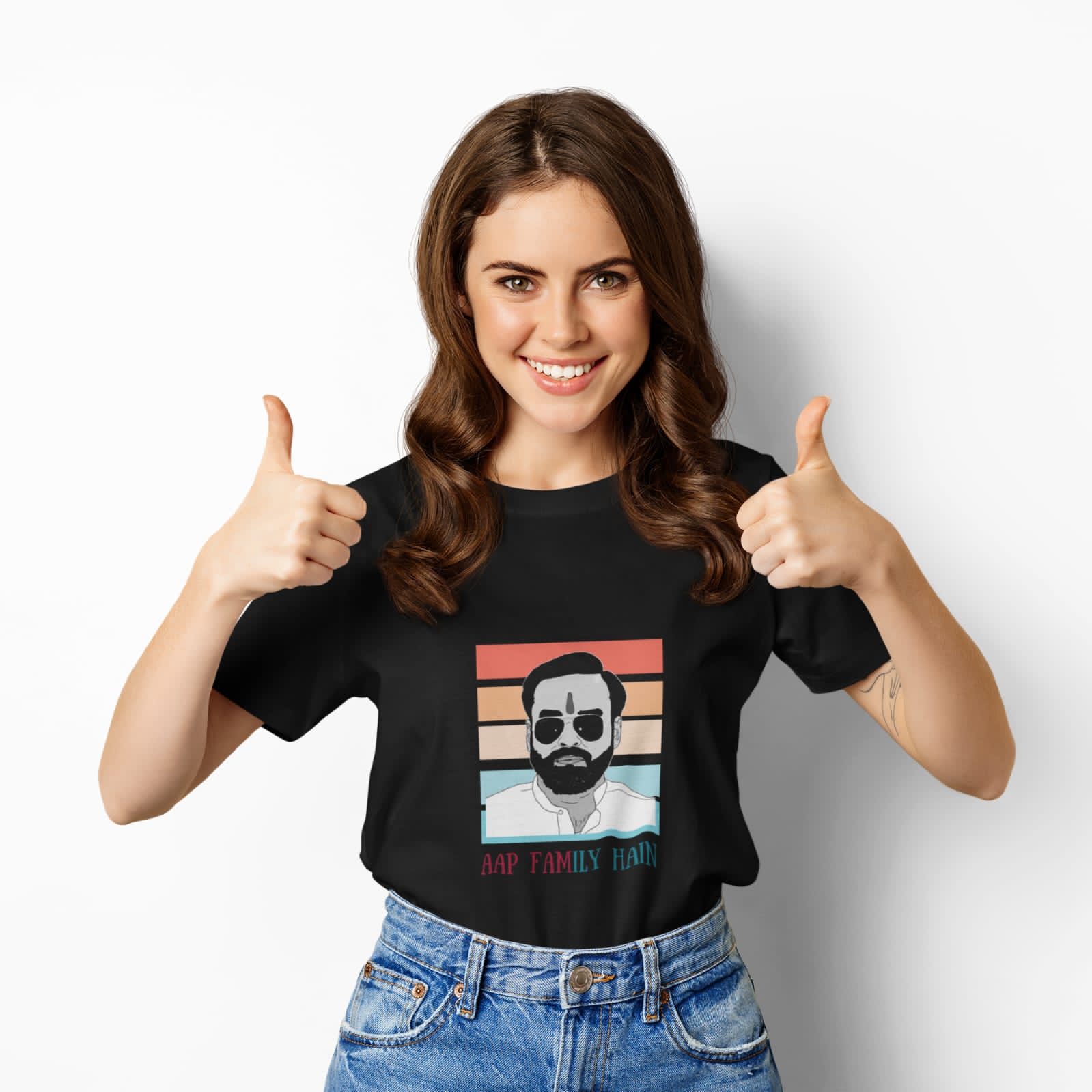 Aap family hain | Premium Half Sleeve Unisex T-Shirt