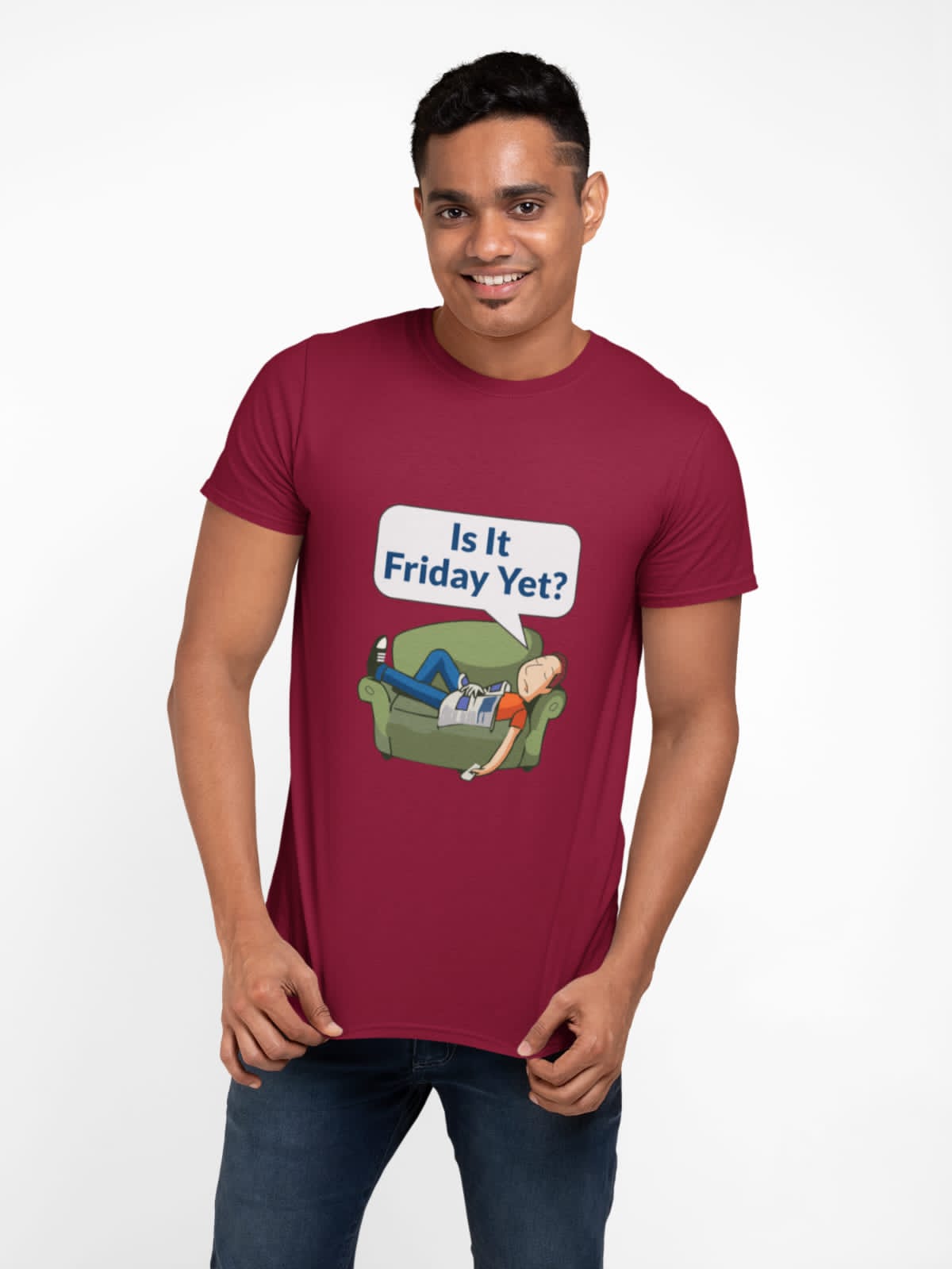 Is it friday yet? |  Premium Half Sleeve Unisex T-Shirt