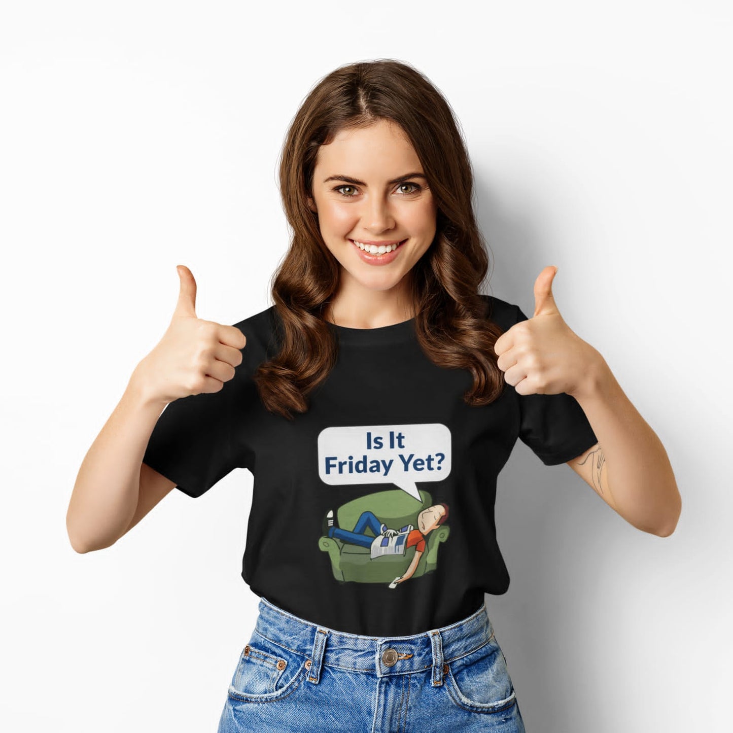 Is it friday yet? |  Premium Half Sleeve Unisex T-Shirt