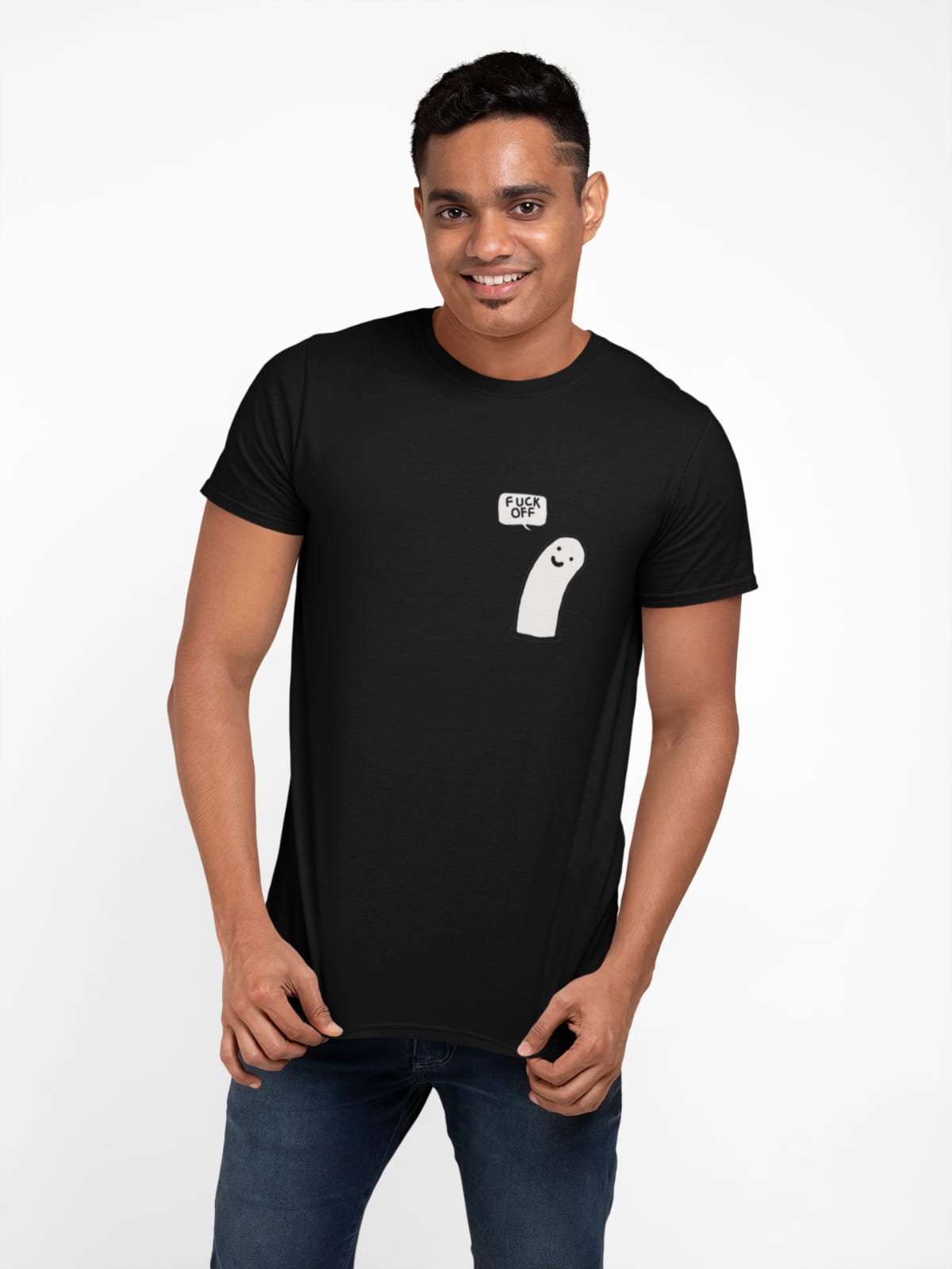 F**k off please | Premium Half Sleeve Unisex T-Shirt