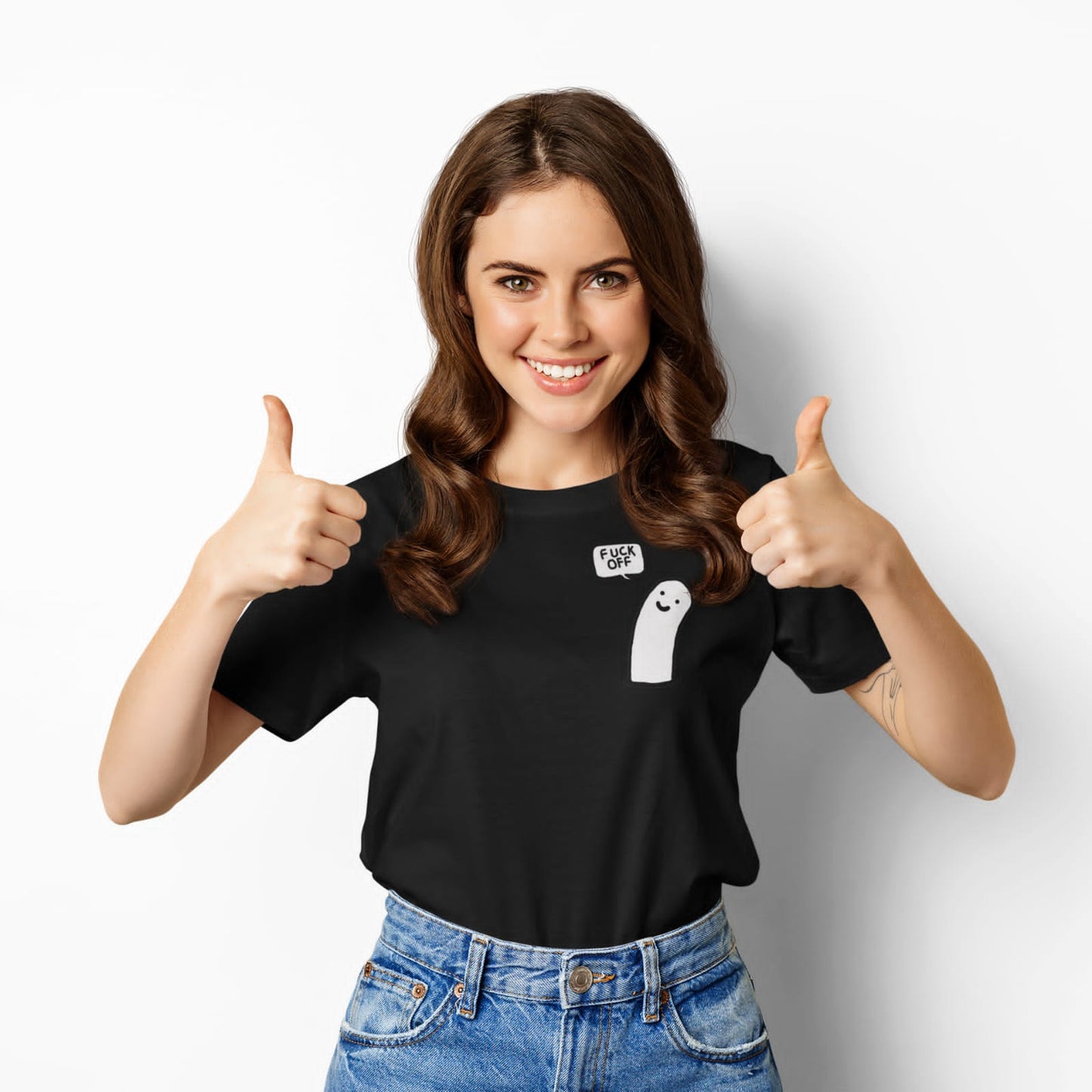 F**k off please | Premium Half Sleeve Unisex T-Shirt