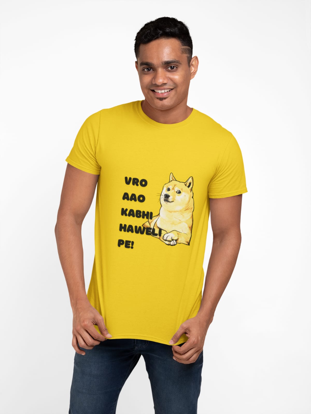 Aao kabhi haweli pe | Premium Half Sleeve Unisex T-Shirt