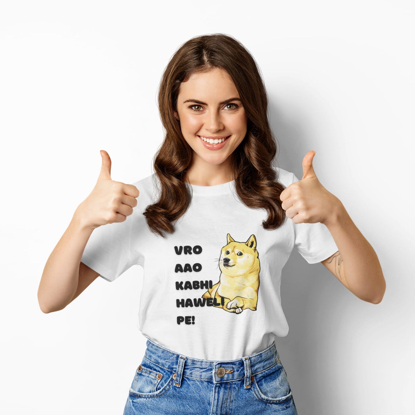 Aao kabhi haweli pe | Premium Half Sleeve Unisex T-Shirt