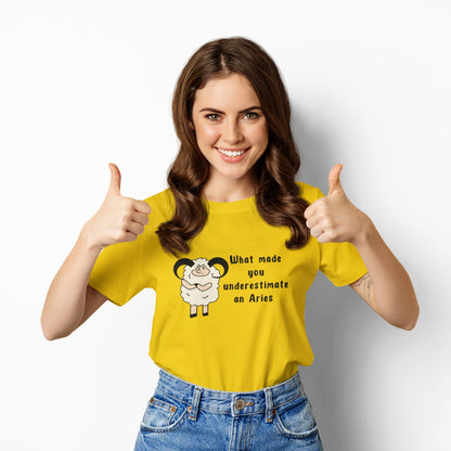 Aries| Premium Half Sleeve Unisex T-Shirt