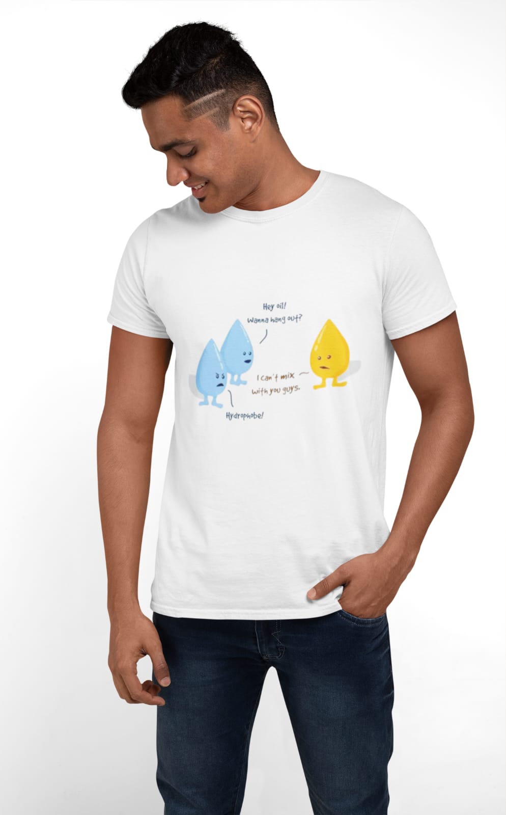 Oil and water |  Half Sleeve Unisex T-Shirt