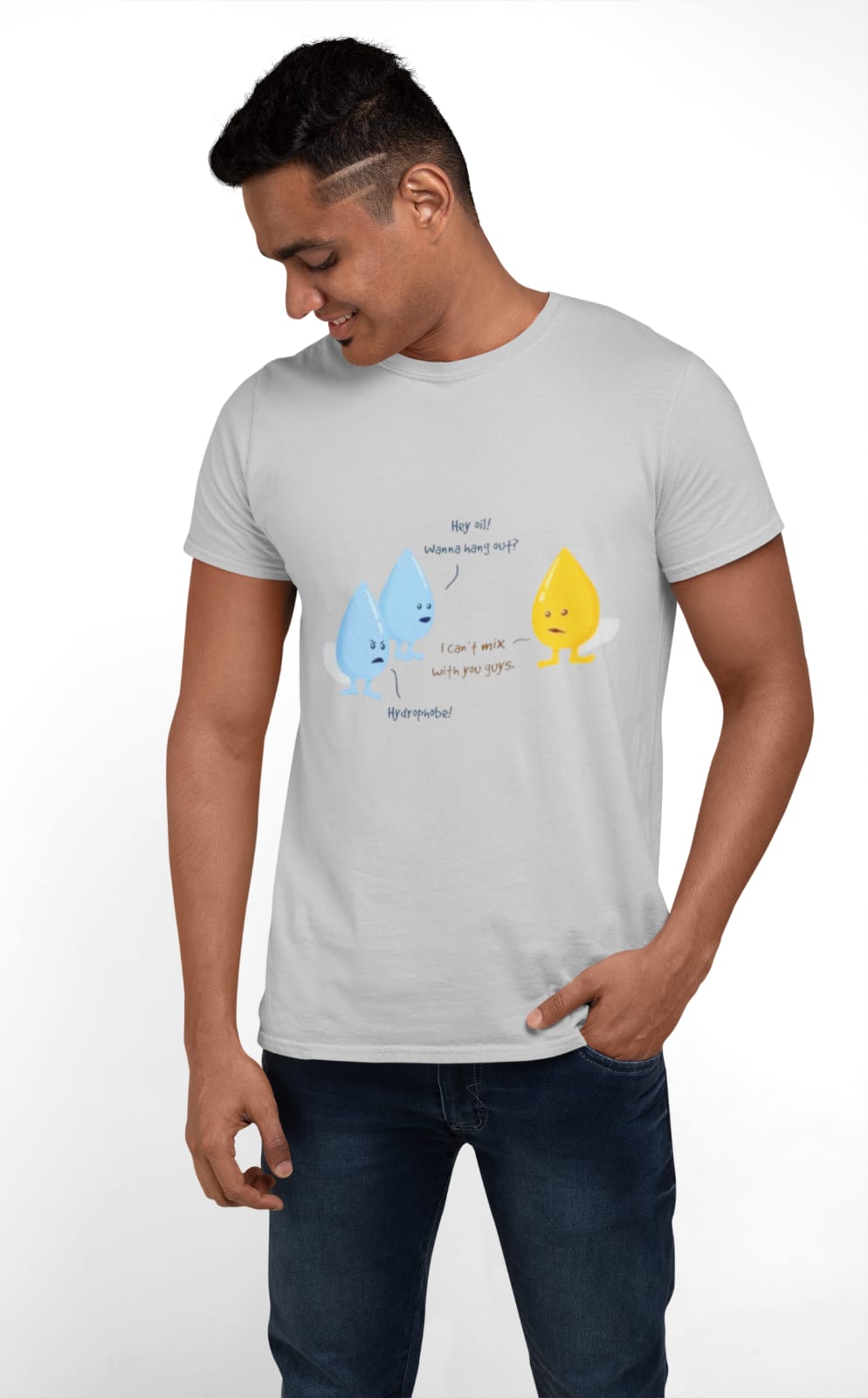 Oil and water |  Half Sleeve Unisex T-Shirt