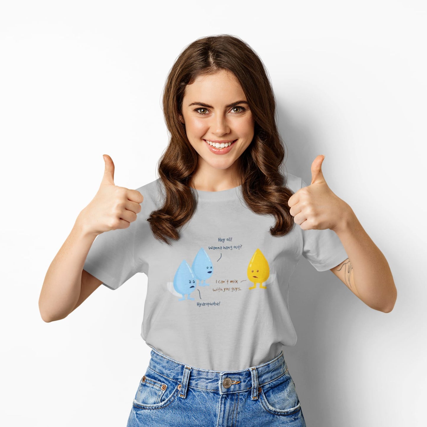 Oil and water |  Half Sleeve Unisex T-Shirt