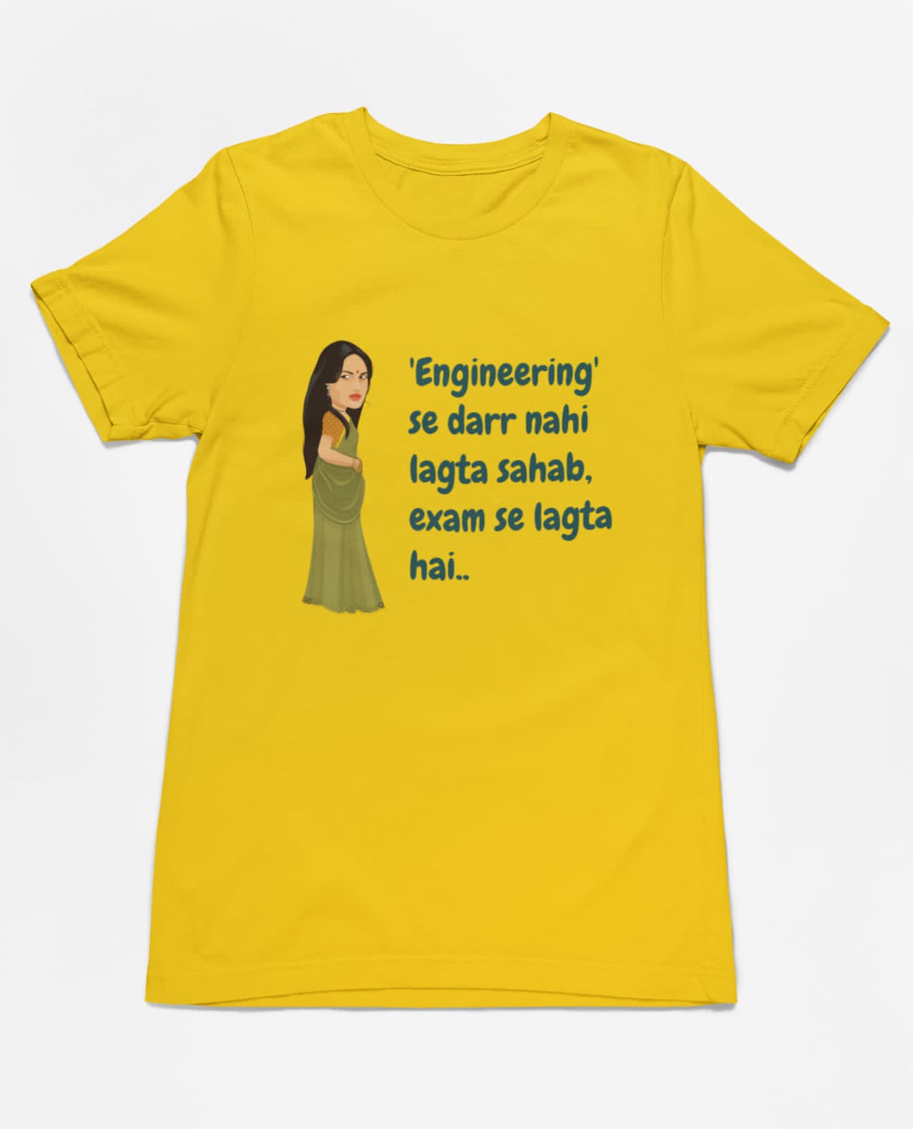 Engineering se darr nahi lagta sahab | Premium Half Sleeve Unisex T-Shirt