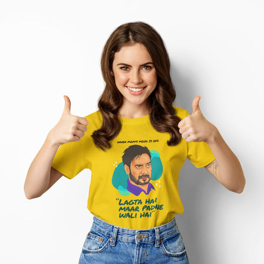 When mom's mood is off | Half Sleeve Unisex T-Shirt