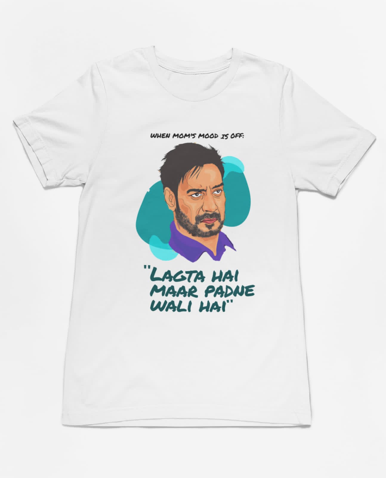 When mom's mood is off | Half Sleeve Unisex T-Shirt