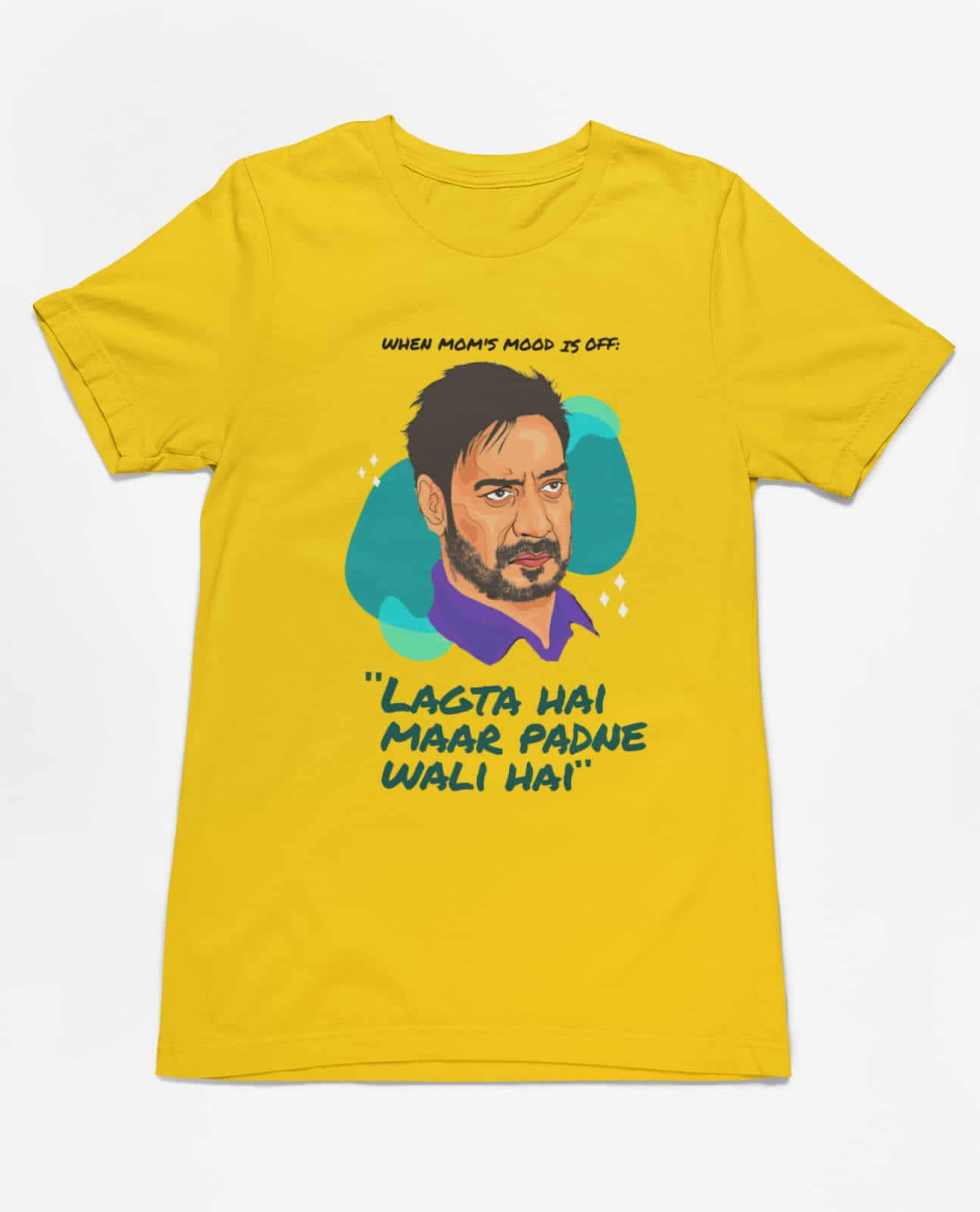 When mom's mood is off | Half Sleeve Unisex T-Shirt