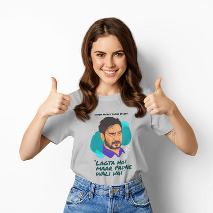 When mom's mood is off | Half Sleeve Unisex T-Shirt