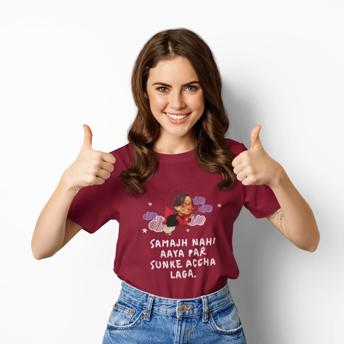 Samajh nahi aay par sunke achha laga | Half Sleeve Unisex T-Shirt