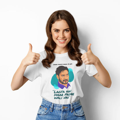When mom's mood is off | Half Sleeve Unisex T-Shirt