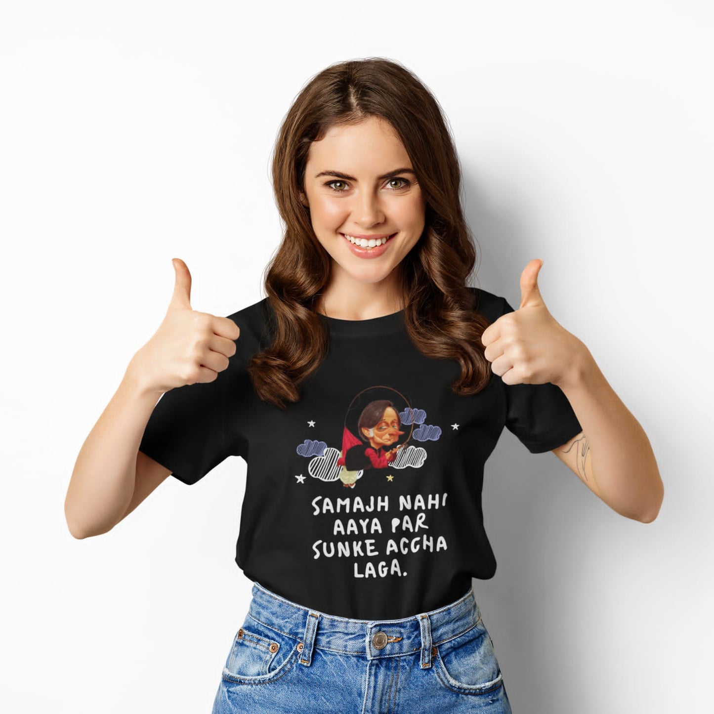 Samajh nahi aay par sunke achha laga | Half Sleeve Unisex T-Shirt