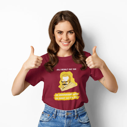 Underground hone ka samay | Half Sleeve Unisex T-Shirt