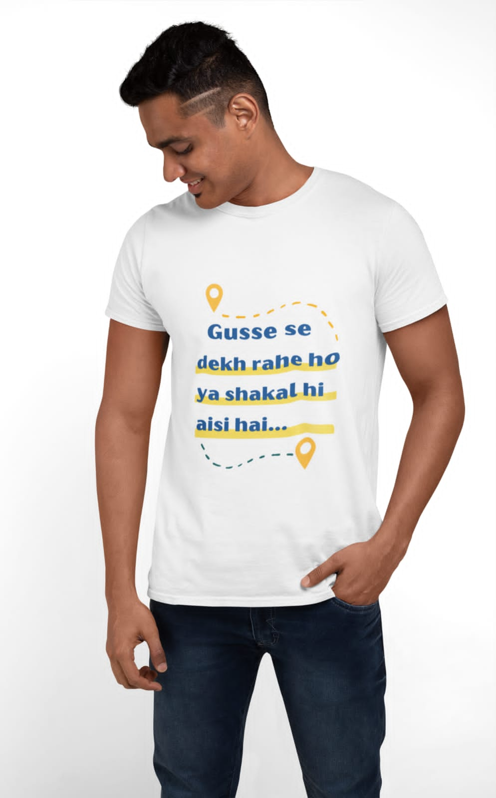 Gusse se dekh rahe ho | Half Sleeve Unisex T-Shirt