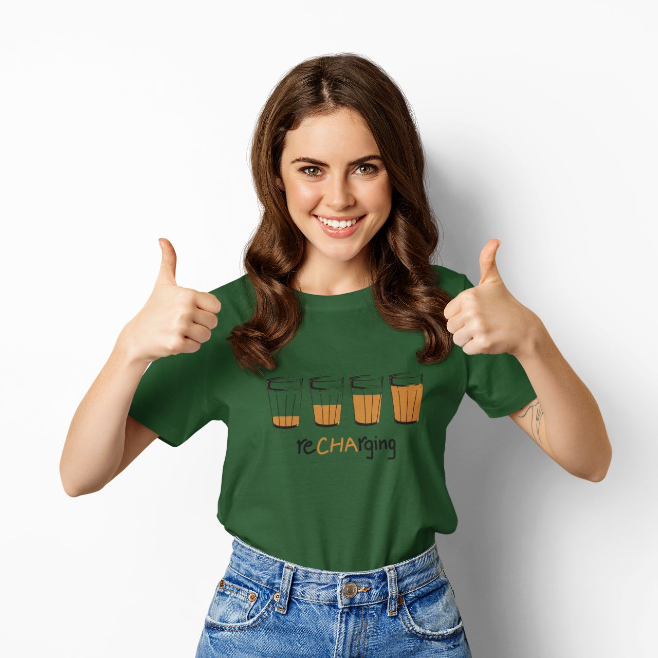 Recharging | Premium Half Sleeve Unisex T-Shirt