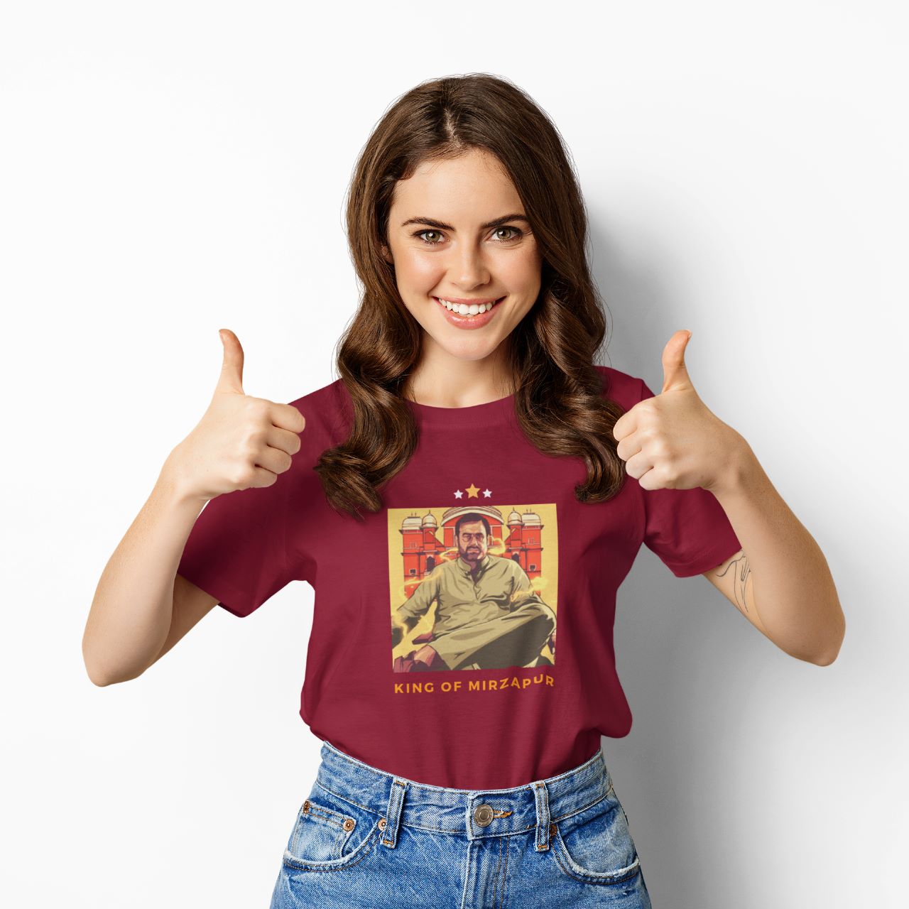 King of Mirzapur |  Premium Half Sleeve Unisex T-Shirt
