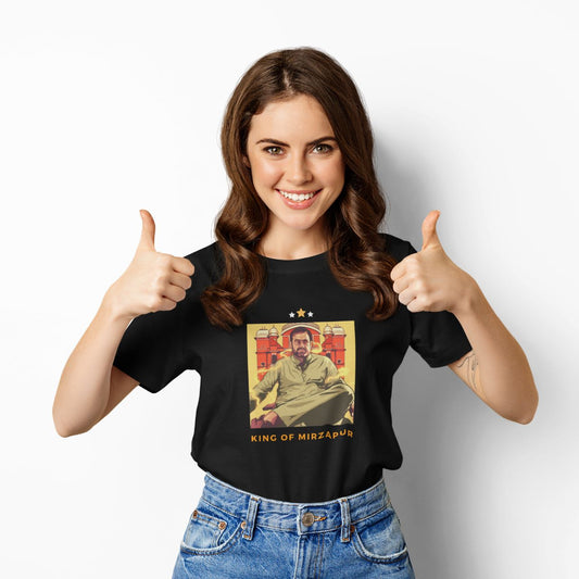 King of Mirzapur |  Premium Half Sleeve Unisex T-Shirt
