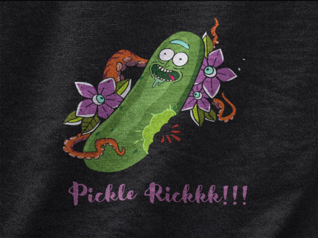 Pickle Rick | Dropped Sleeve Unisex Tee