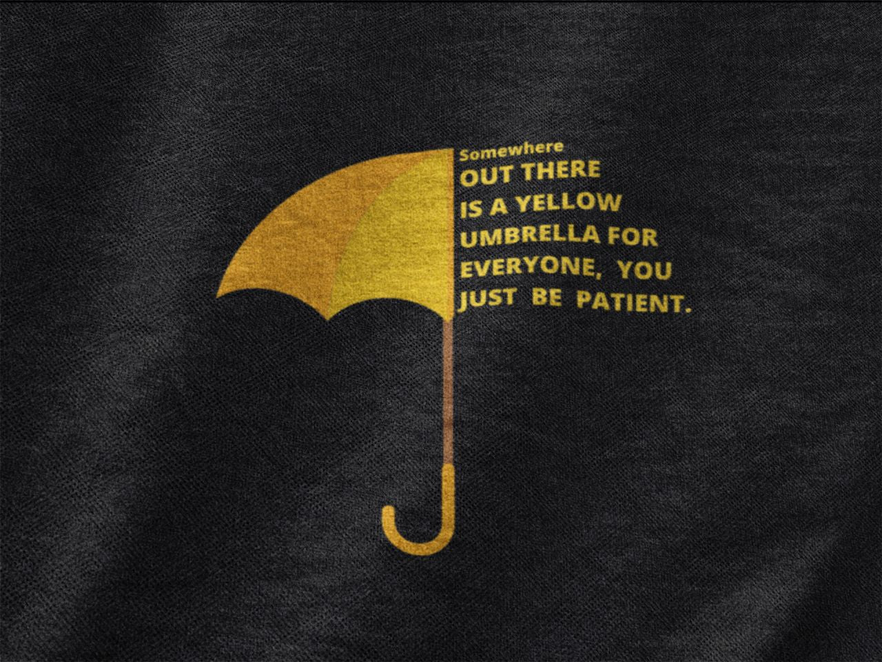 Umbrella | Dropped Sleeve Unisex Tee